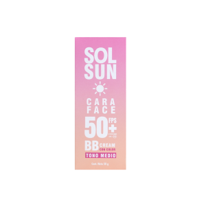 Protector Solar Facial BB cream con color (tono medio)