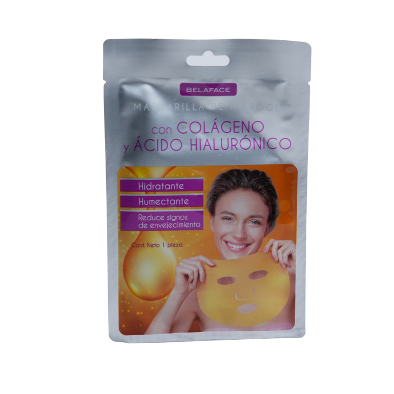 Mascarilla Hidrogel con Colágeno y Ácido Hialurónico 1 pza