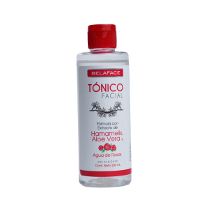 Tónico Facial Hamamelis, Aloe Vera y Agua de Rosas